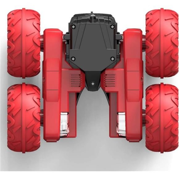 RC Rotating Stunt Cars Flowering Remote Control Cars Toys with Lights , Red - Picture 4 of 6